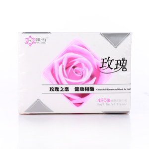 玫瑰抽纸巾原木整箱卫生餐巾妇婴儿面巾纸家庭装软抽