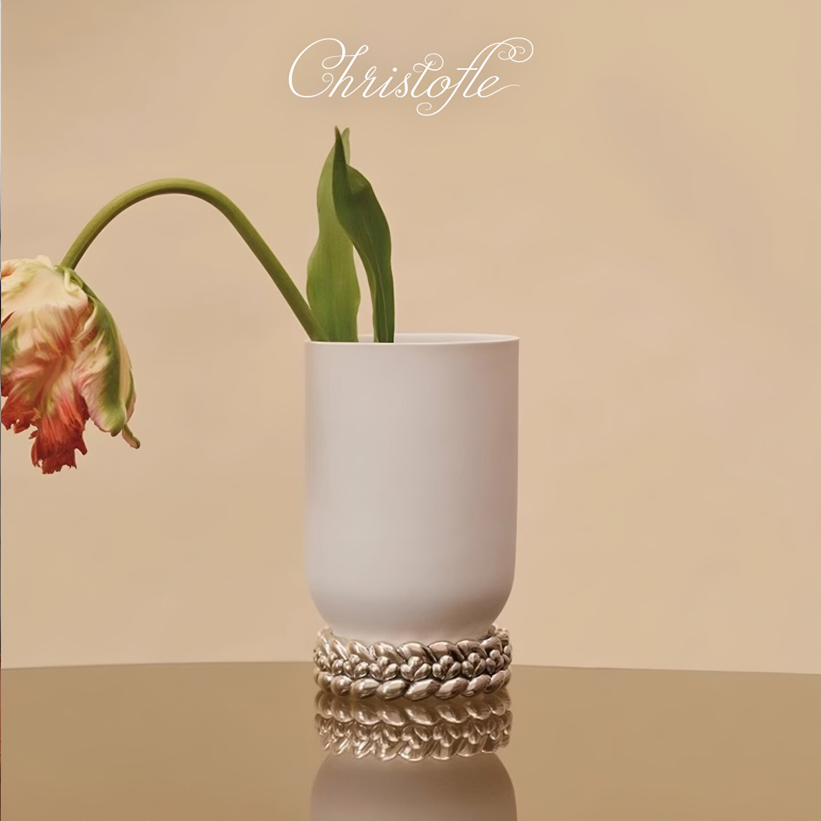 CHRISTOFLE昆庭 Babylone 巴比伦花瓶瓷器客厅摆件送礼