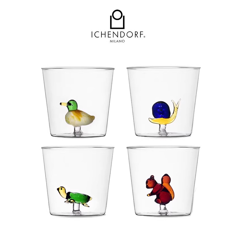 意大利可爱动物耐热水杯