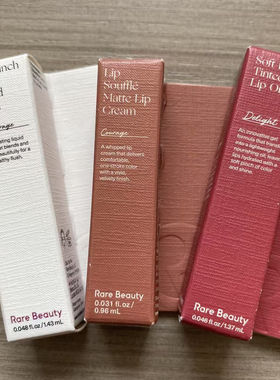 Rare Beauty赛琳娜唇釉液体腮红 delight/courage/encourage 小样