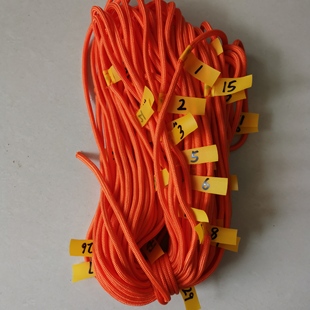 船用测深绳测深锤深度测量绳水深刻度绳50米测高绳可订做标签绳