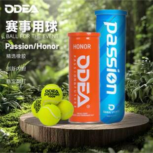 ODEA欧帝尔训练比赛网球比赛球3粒4粒Passion/Honor罐装高弹耐打