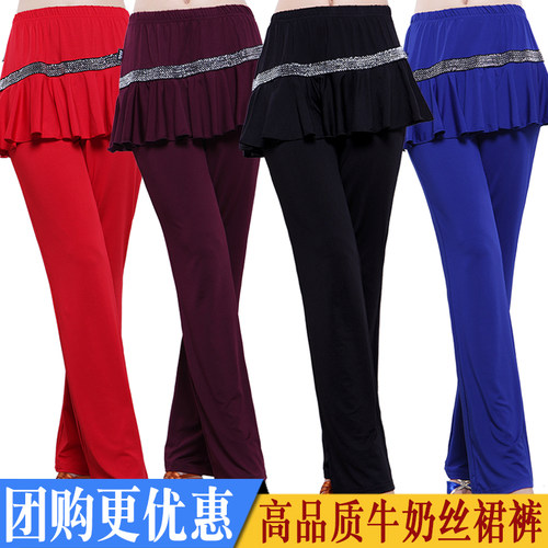 新款广场舞服装裙裤成人