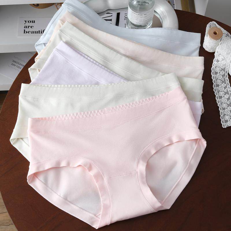 新疆纯棉内裤女全棉7A抗菌裆低腰简约纯色2025新款少女三角短裤头