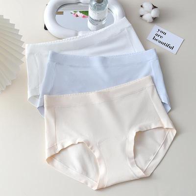 7A纯棉抗菌加长裆女士三角短裤头
