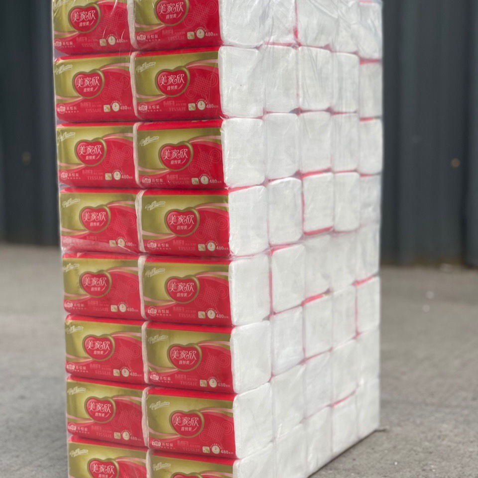 美家欣喜悅裝抽紙整件80包包郵