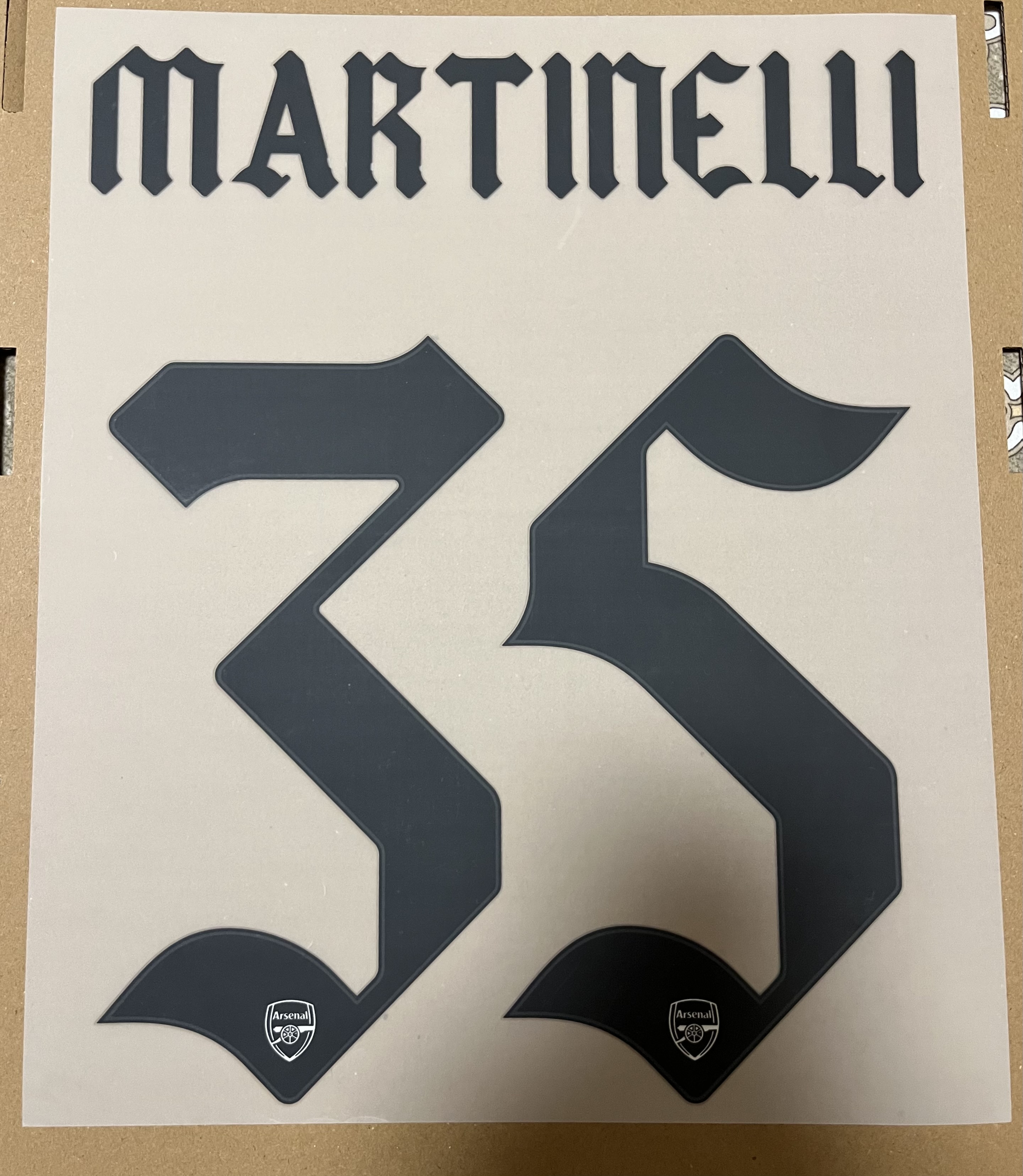 【现货】20/21阿森纳客场马丁内利杯赛印字