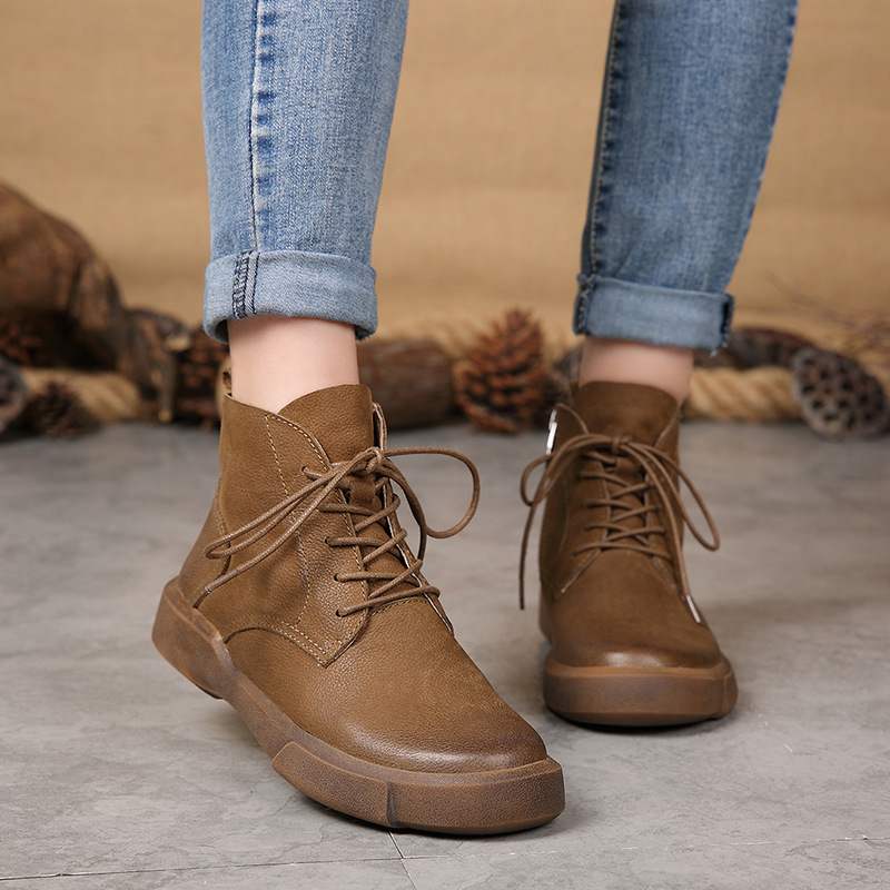 tearful Wedding shoes Autumn and winter new pattern Boots Guangzhou genuine leather Women's Shoes Original Retro Bandage lovers Bootie Sonin the Women's Shoes, Low shoes  category - from Buy2taobao.com to provide professional Taobao agent buy service