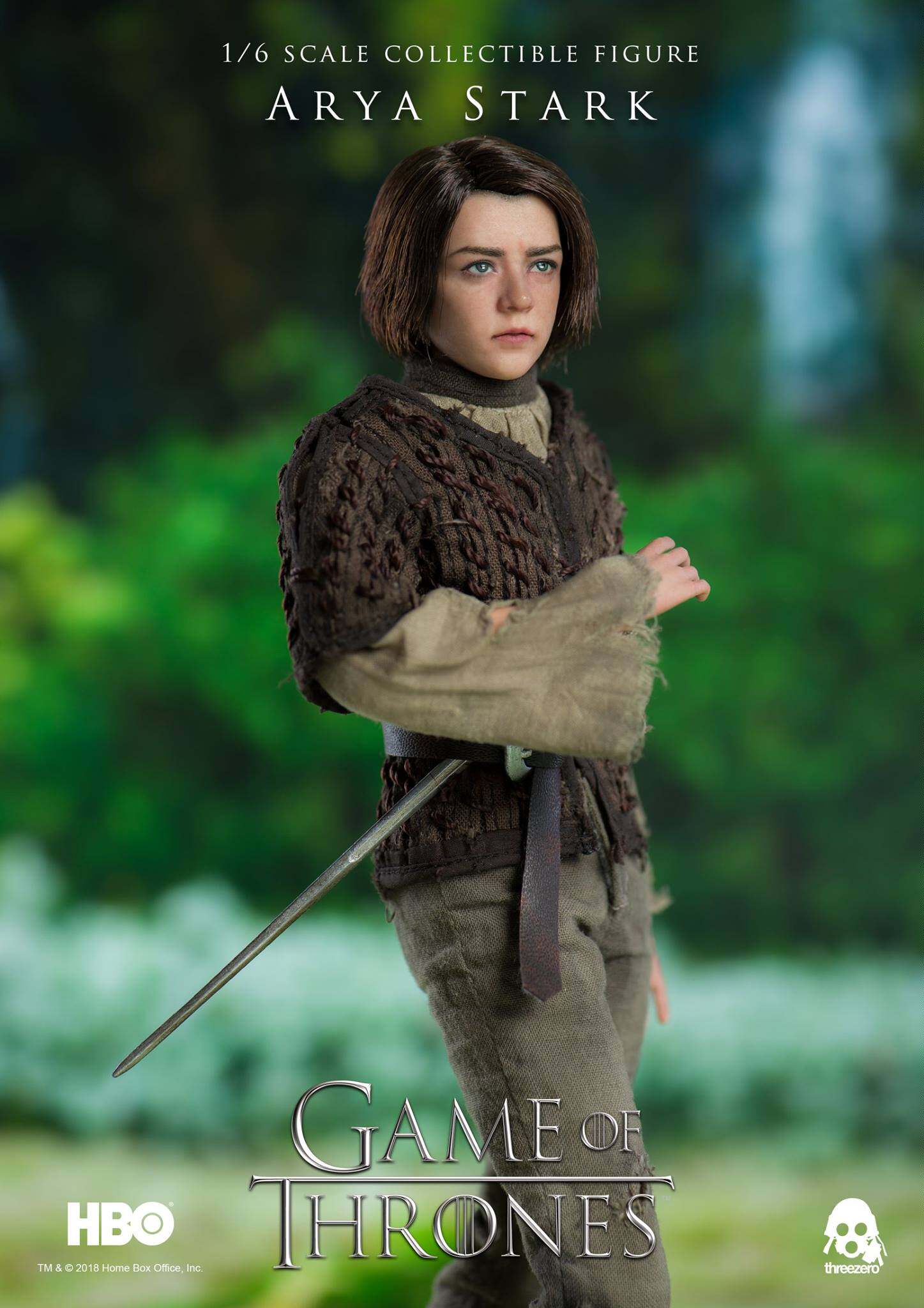 threezero 1/6 权力的游戏 arya stark艾莉亚 史塔克