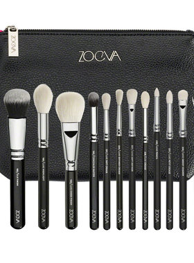 zoeva15支黑色眉刷高光化妆工具