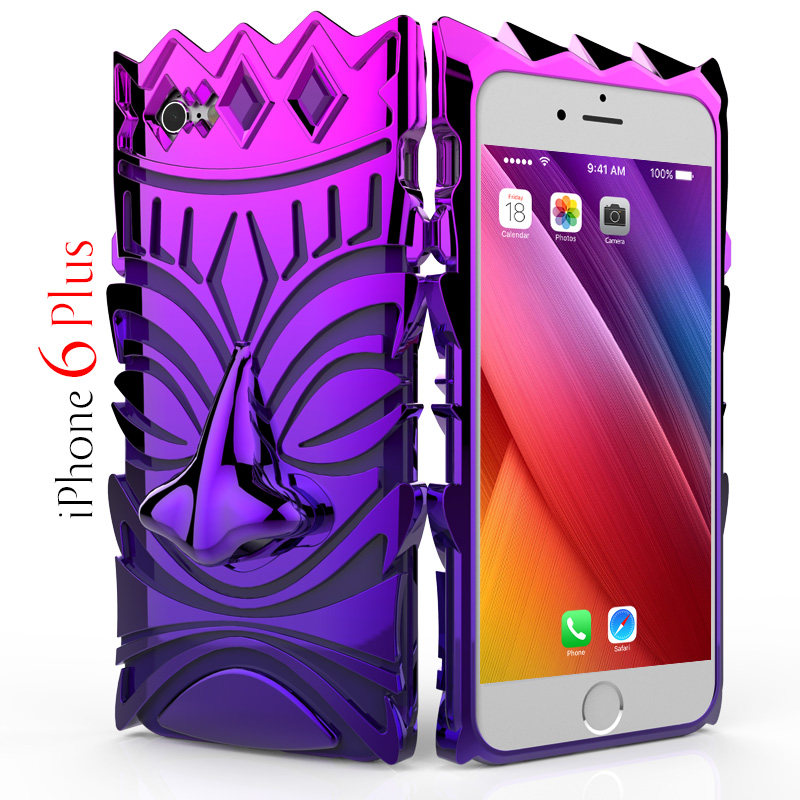 SIMON Maya Totem Electroplating Gradient Color Soft TPU Artistic Protecting Phone Case for Apple iPhone 7 Plus & iPhone 7