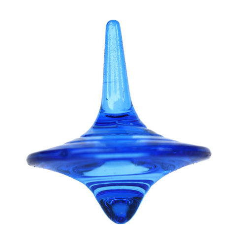 小孩子仿水晶透明小陀螺奖励礼物