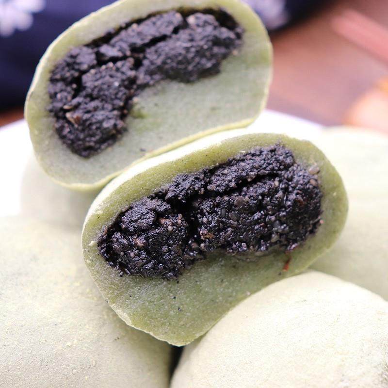 宁波特产纯手工现做米鸭蛋艾草清明果青团子糯米糍粑松花麻糍糕点