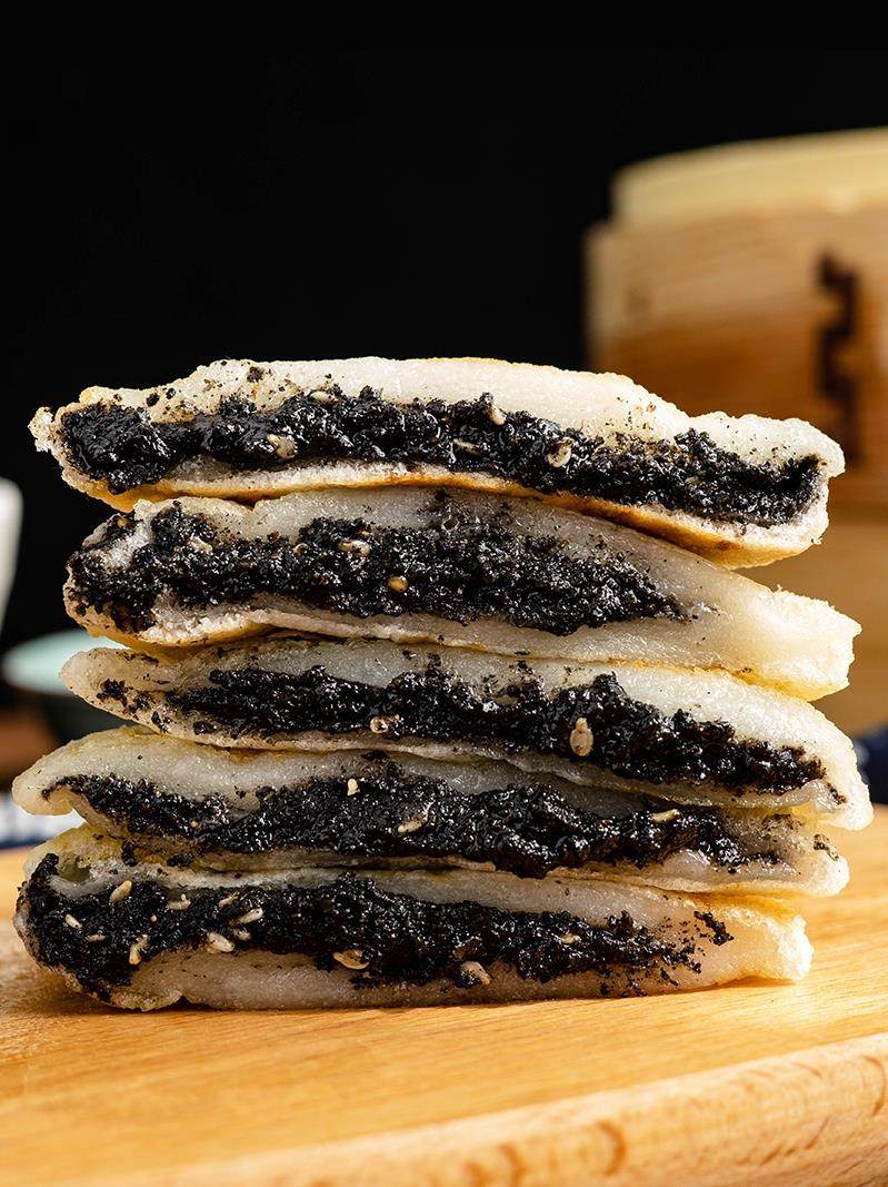 浙江特产传统糕点心手工包馅麻糍红糖烤糍粑软糯米滋早餐食品盒装