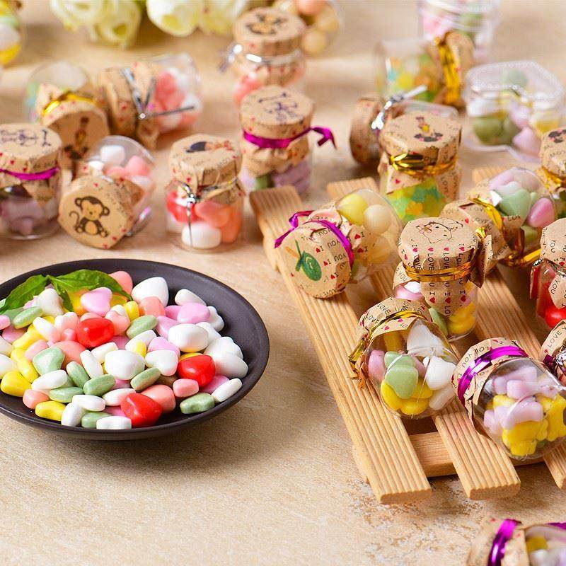 漂流瓶许愿糖彩虹星星糖好看装扮糖儿童休闲糖果小零食送女友礼物
