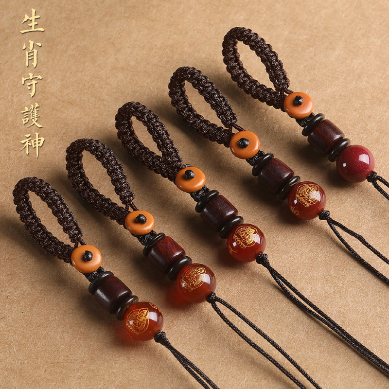 手工编织DIY汽车钥匙扣红玛瑙十二生肖半成品挂绳男女玉石吊坠绳,饰品/流行首饰/时尚饰品新,绳,淘宝优惠券,粉丝福利购,淘宝优惠卷