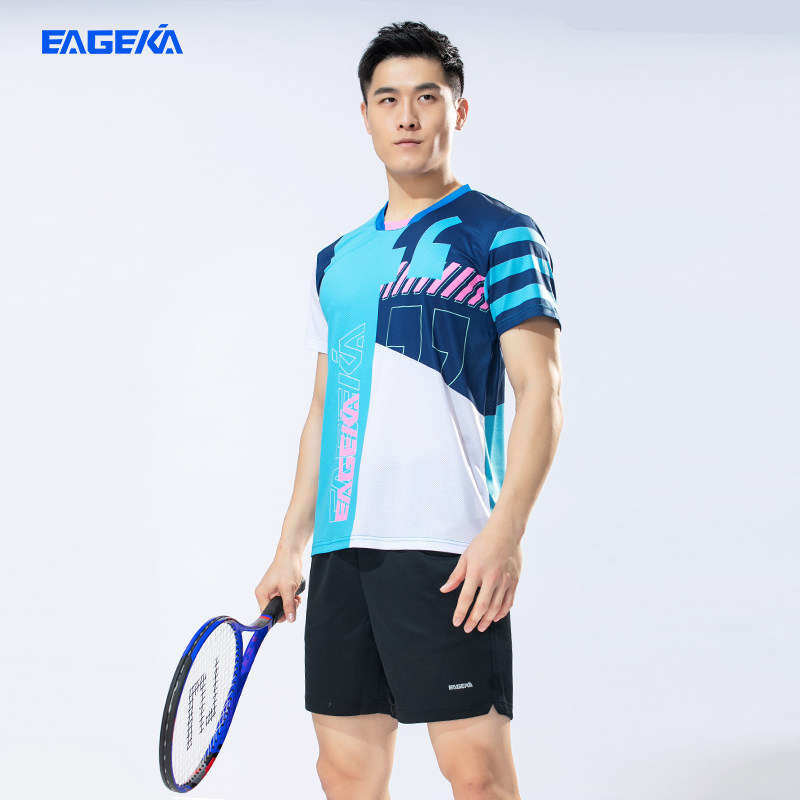 2021年新款鹰尔凯速干羽毛球服图片