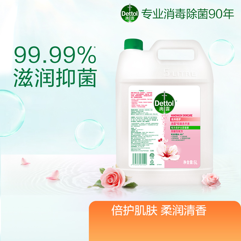 滴露滋润抑菌洗手液5L