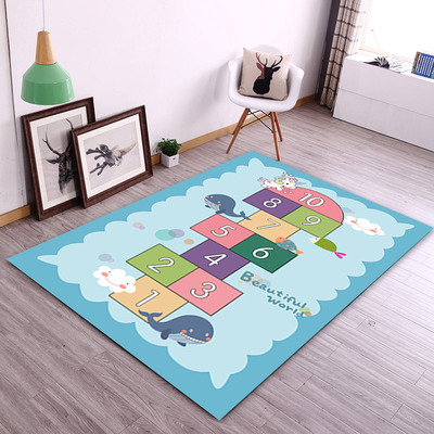 皮革卡通防水可擦洗地垫