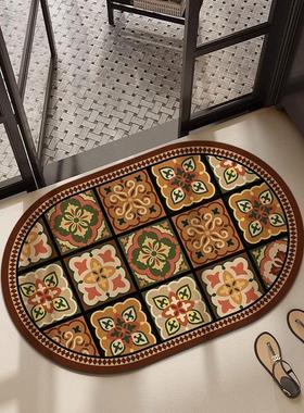 美式硅藻泥软地垫硅藻土吸水脚垫速干家用卫生间浴室防滑垫进门垫