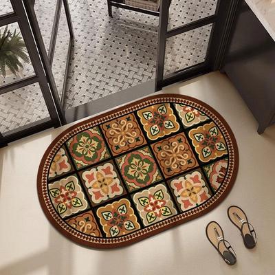 美式硅藻泥软地垫硅藻土吸水脚垫速干家用卫生间浴室防滑垫进门垫