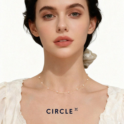 CIRCLE珠宝极光淡水珍珠项链
