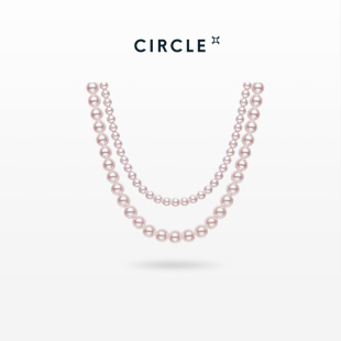 CIRCLE丰韵系列极光花珠天女珠akoya海水珍珠项链 门店同款