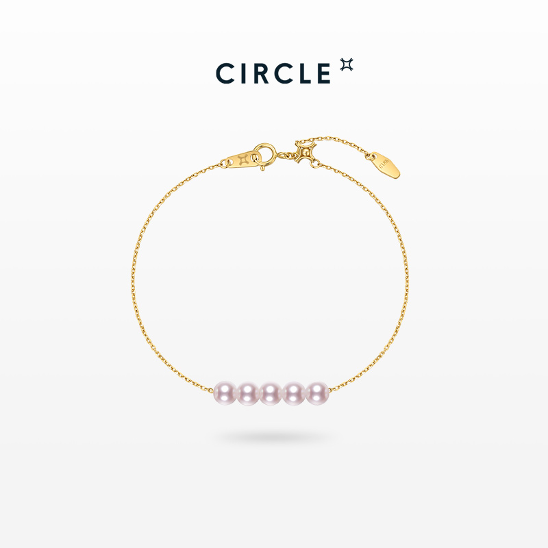 CIRCLE新品上市18K金海水珠手链