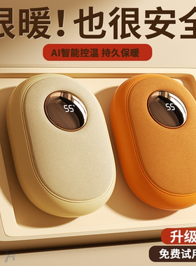 【石墨烯速热】德国宾博暖手宝手握式充电款2025新款自发热暖宝宝女生热敷贴安全防爆圣诞礼物迷你随身电热宝