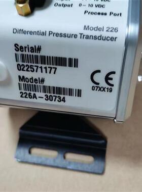 议价美国MKS226A-30734差压式电容压力计10Mbar1350-00786 022656