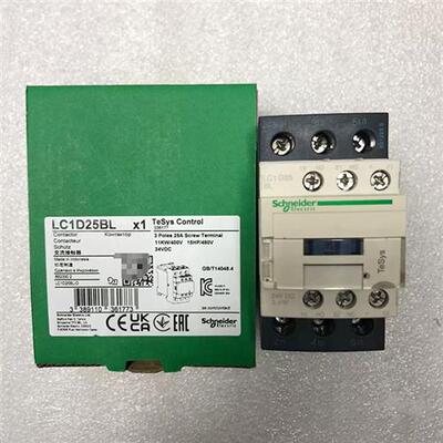 议价LC1D126BL/LC1D38BL/LC1D253BL/LC1D126BD接触器全新原