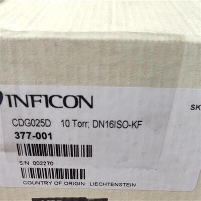 议价INFICON   CDG025D 英福康真空计  薄膜规  10torrPN:377-001