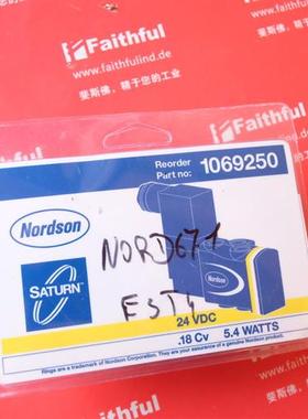 议价Nordson 1069250 诺信全新热熔胶机用电磁阀
