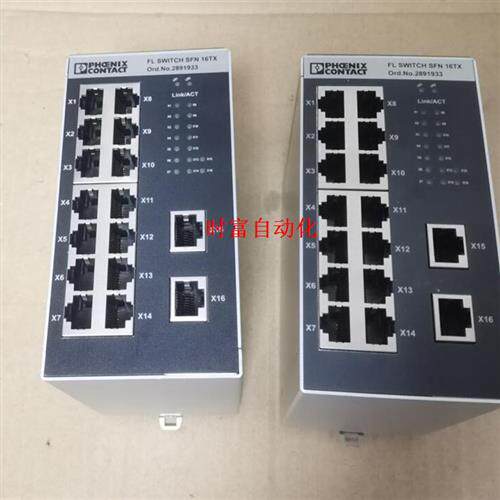议价原装九五新16口交换机,FL SWITCH SFN 16TX 2891933