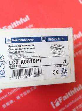 议价 049125 全新接触器 LC2K0610P7