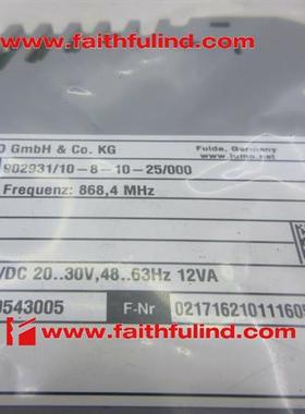 议价Jumo 00543005 久茂全新无线温度变送器 902931/10-8-10-25/0