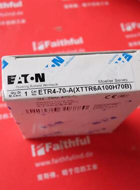 议价Eaton Moeller ETR4-70-A 莫勒全新延时继电器 XTTR6A100