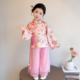 古装 女童汉服套装 新中式 中国风超仙儿童高端唐装 儿童表演服 春秋季