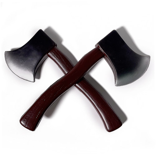 派对cosplay儿童玩具动漫兵器PU仿真消防斧万圣节道具 野人斧头