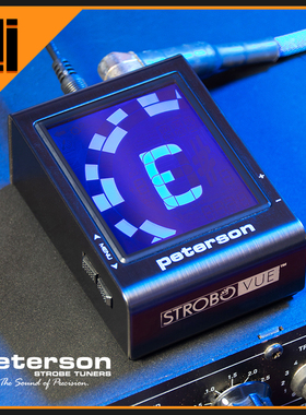 美国Peterson STROBO VUE吉他贝斯频闪PURE BUFFER OUTPUT调音表