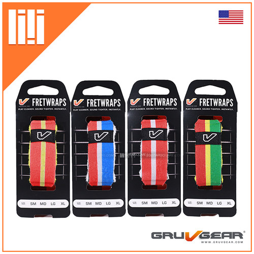 吉他平方 Gruv Gear FretWraps 电木吉他 限量国旗款 闷音带束带