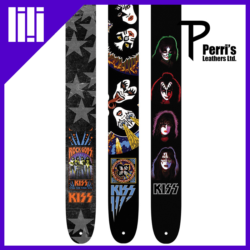 派瑞斯kiss乐队电木吉他贝司背带