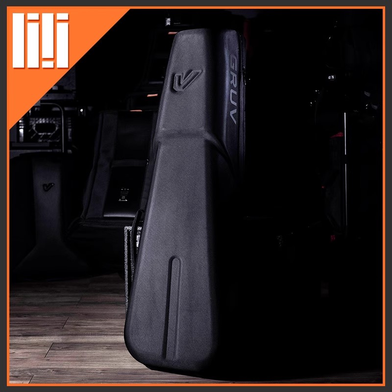 美国Gruv Gear Kapsulite 超轻减震带滑轮托运贝斯电吉他双肩琴包