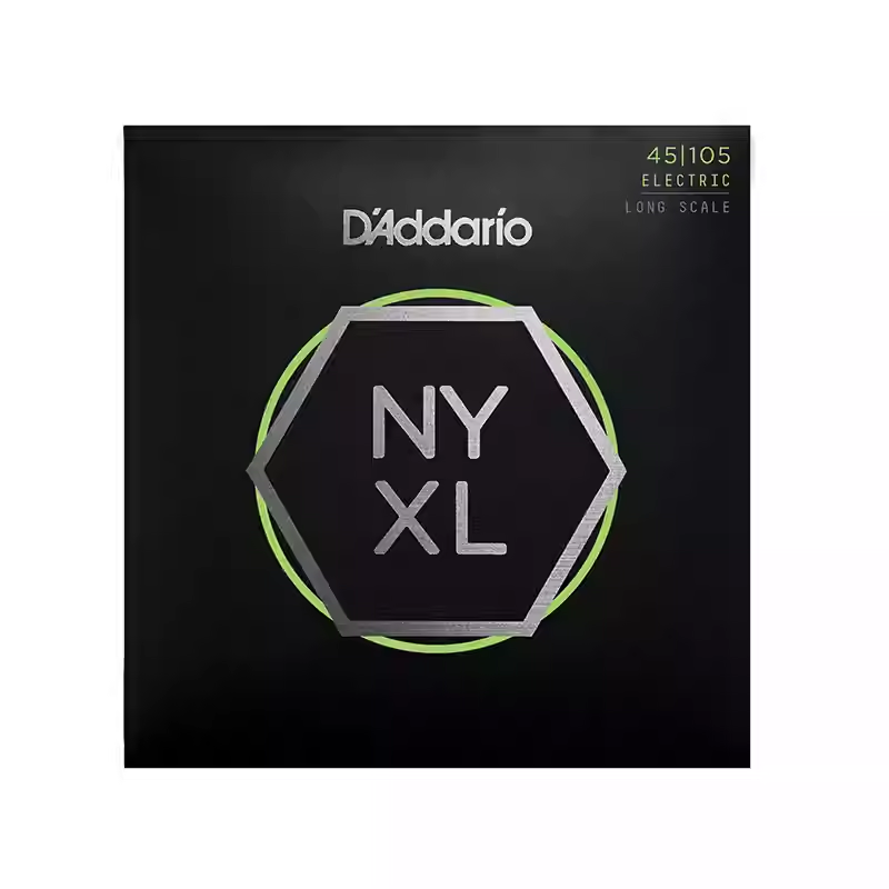 D'addario达达里奥高碳钢芯镀镍4弦电贝司琴弦 NYXL45105 拆封7折