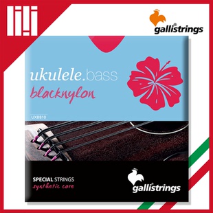 意大利Galli strings加利U bass 尤克里里贝斯黑色尼龙弦UXB