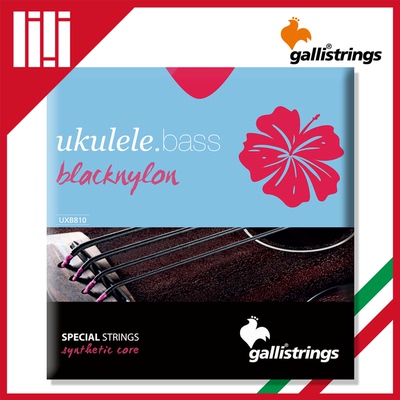 意大利Galli strings加利U bass 尤克里里贝斯黑色尼龙弦UXB