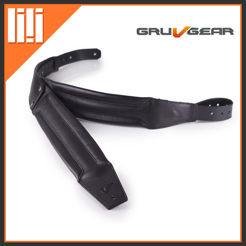 双肩皮质贝斯背带GRUVGEAR