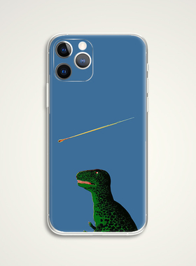 simon bailly  恐龙与小行星 幽默创意插画文艺术生手机壳 F327 适用苹果iphone17PROMAX AIR 华为小米三星