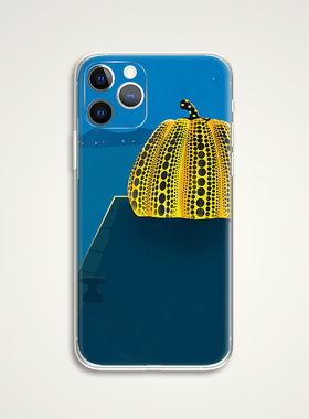 Yayoi Kusama 草间弥生  濑户内海的南瓜 波普现代文艺术生手机壳 E646 适用苹果iphone17PROMAX AIR 华为
