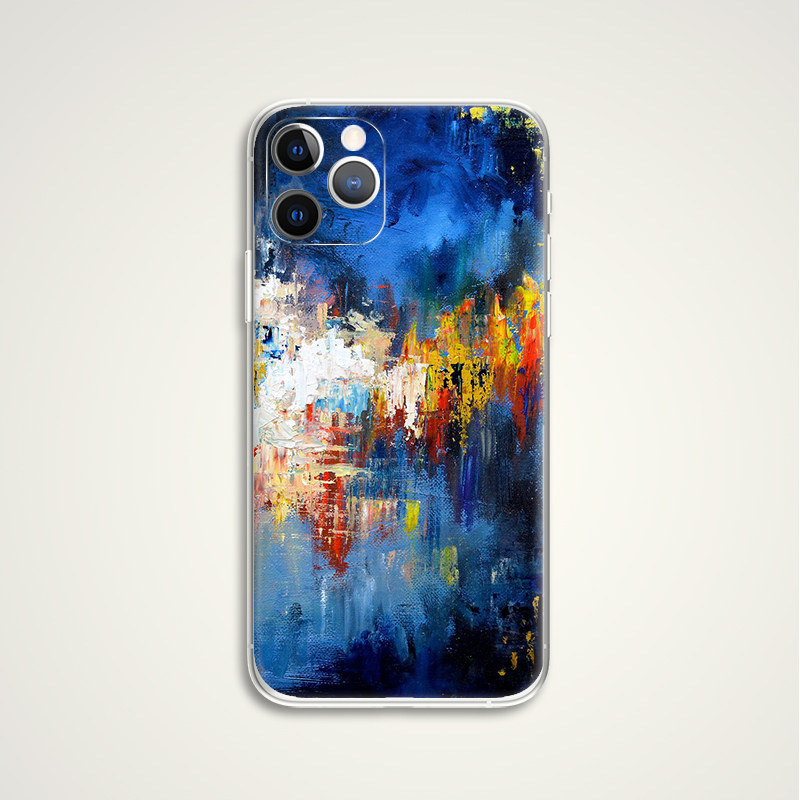 melissa mccracken颜料色彩肌理抽象涂鸦油画名画文艺术生手机壳e539